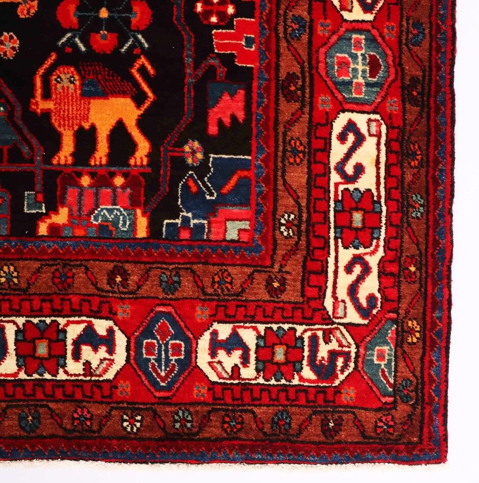 3.3x1.6M Tribal Nahavand Rug - Image 8