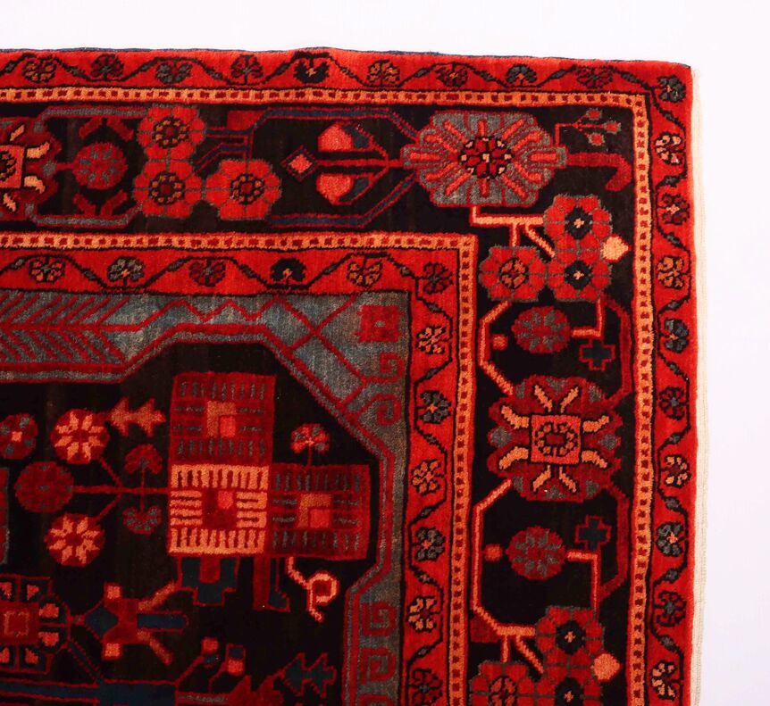 2.9x1.7M Vintage Tribal Nahavand Rug (Old Rug) - Image 3