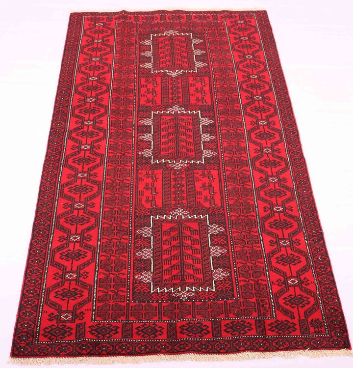 2.2x1.1M Balouchi Tribal Rug - Image 8