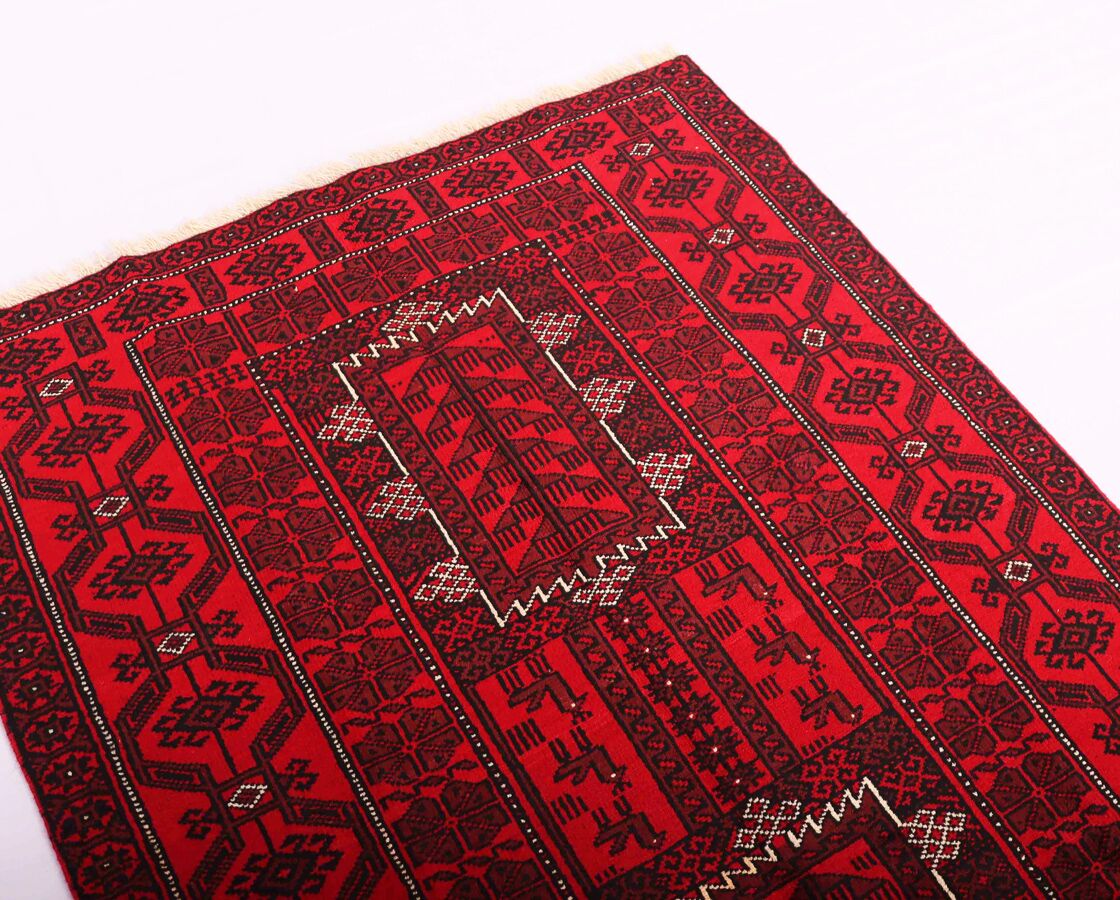 2.2x1.1M Balouchi Tribal Rug - Image 3