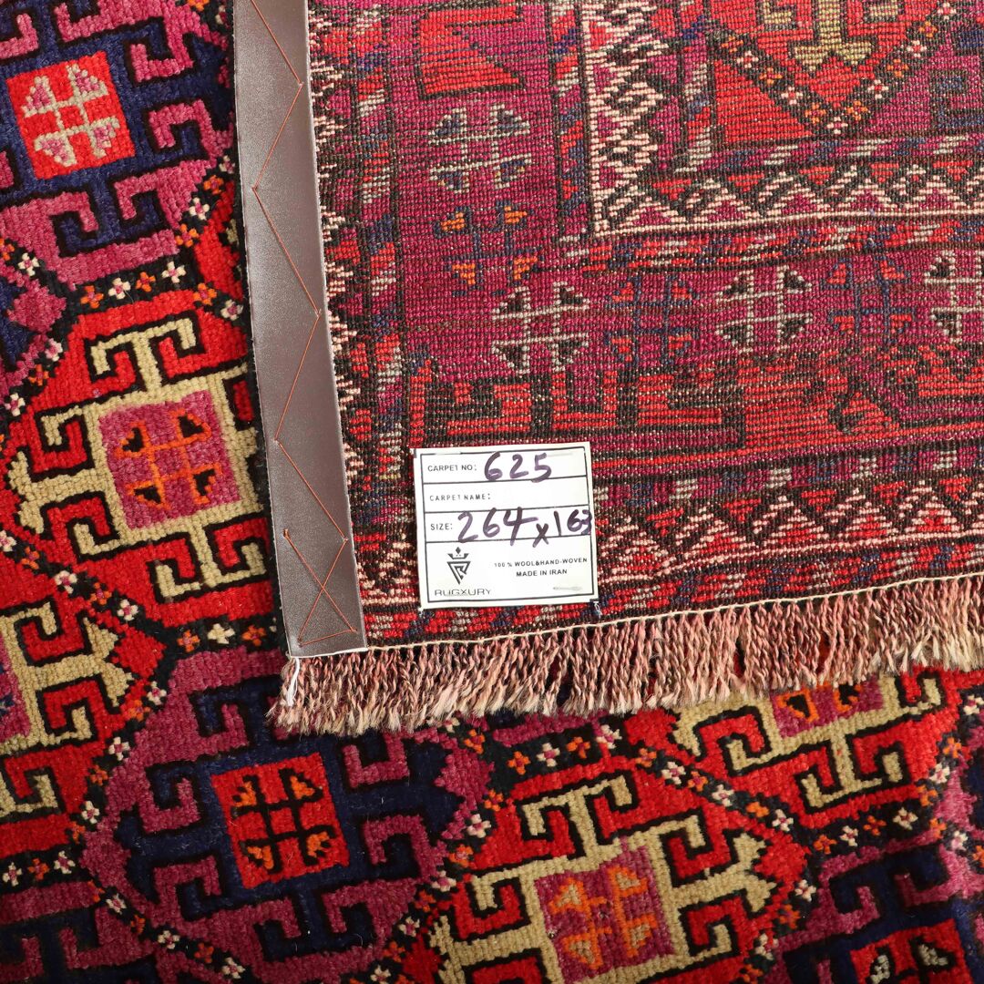 2.6x1.6M Tribal Kurdi Persian Rug - Image 6