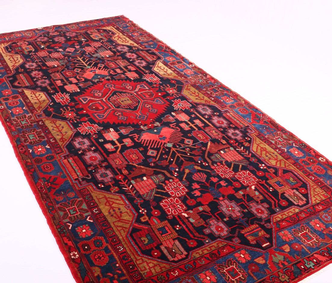 3.3x1.6M Tribal Nahavand Rug - Image 6