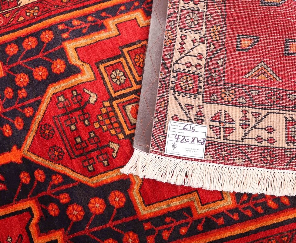 4.2 M Ardebil Persian Runner Rug - Image 6