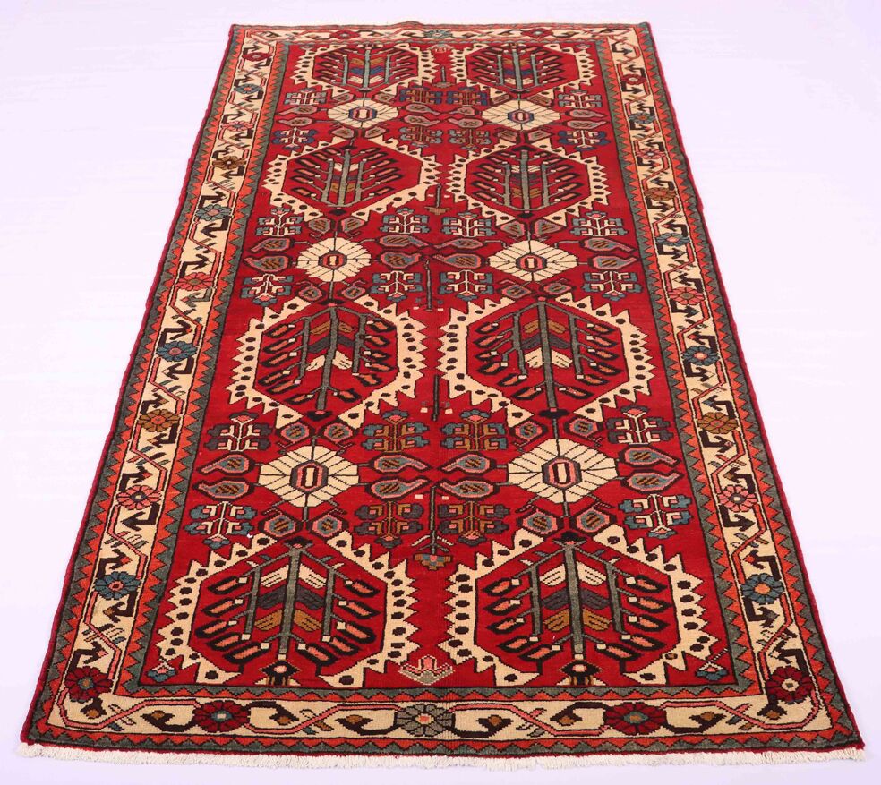 3x1.5M Old & Vintage Bakhtiari Persian Rug - Image 2