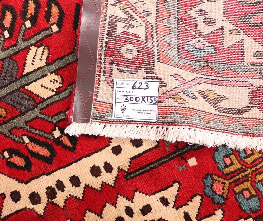 3x1.5M Old & Vintage Bakhtiari Persian Rug - Image 7