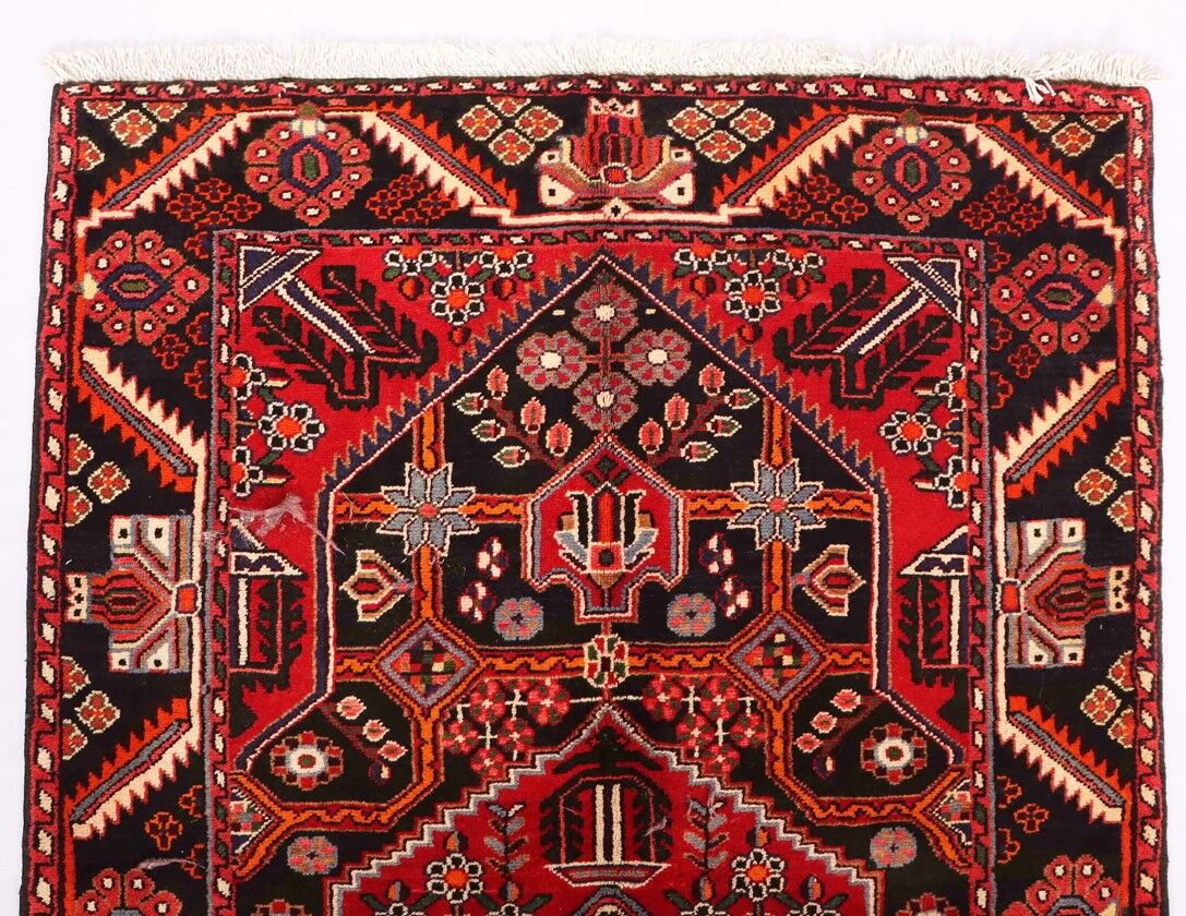 1.6x1.1M Antique Persian Saveh Rug - Image 4