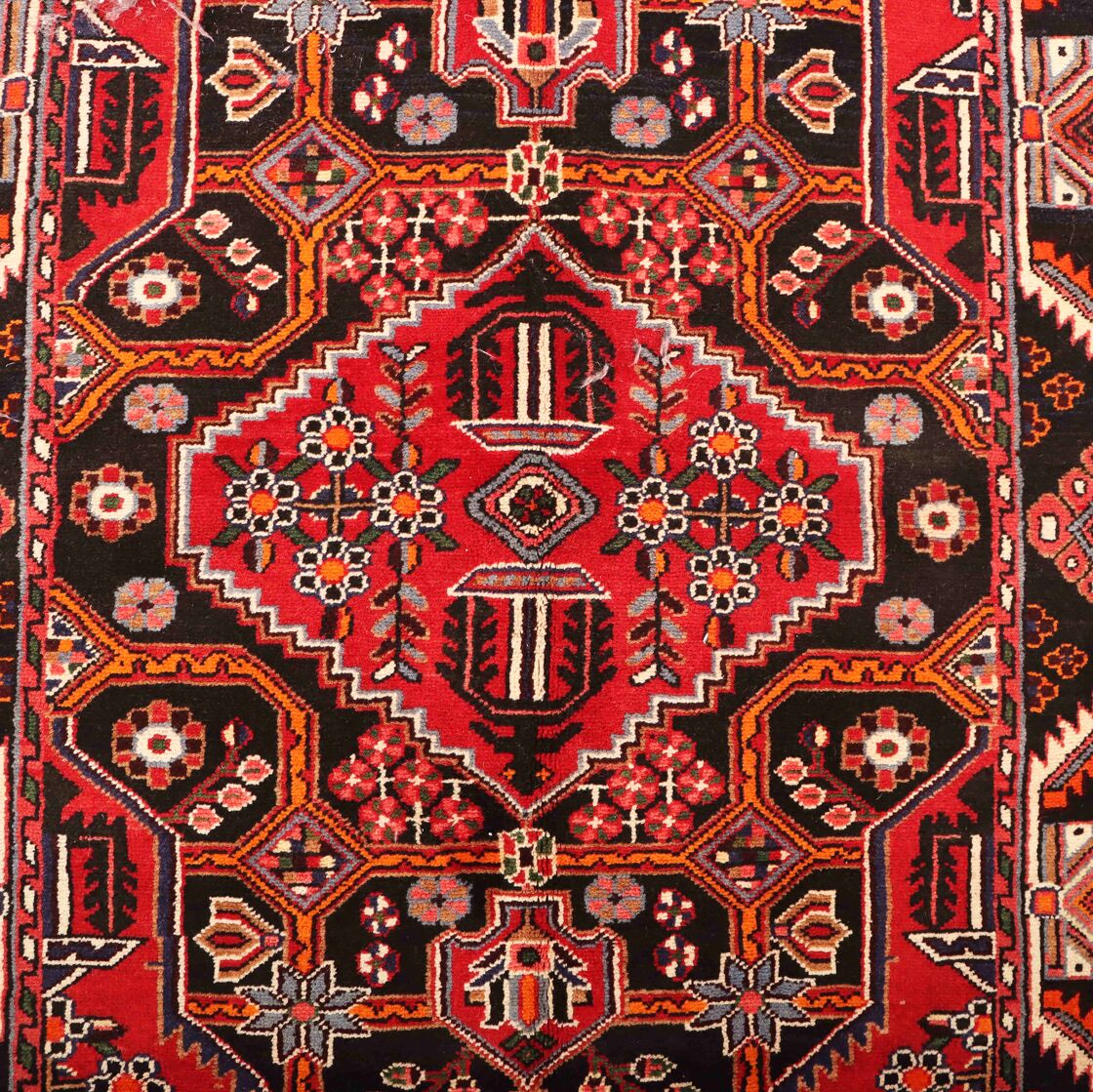 1.6x1.1M Antique Persian Saveh Rug - Image 5