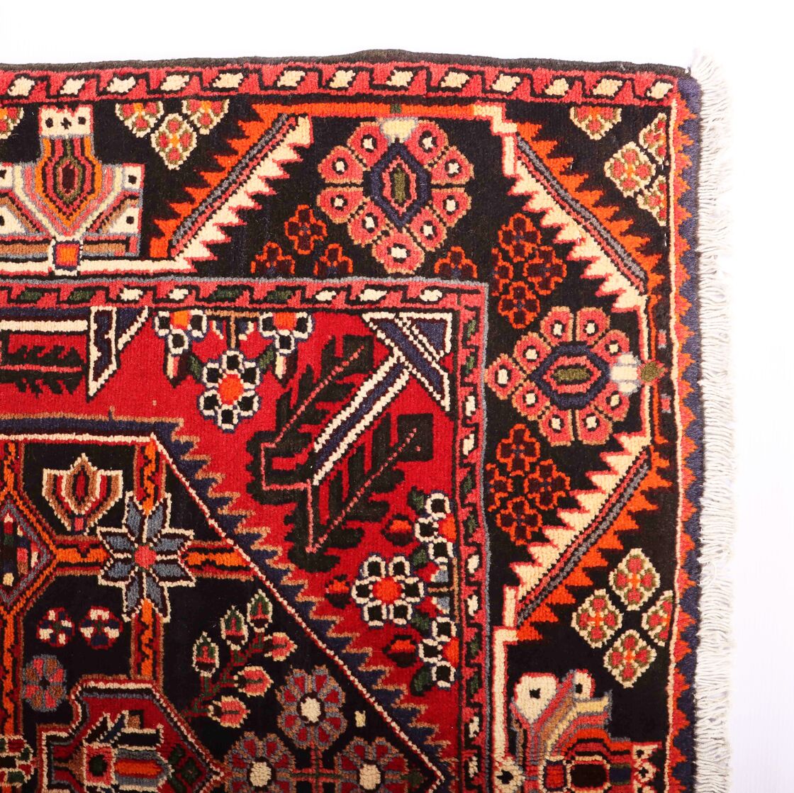 1.6x1.1M Antique Persian Saveh Rug - Image 6