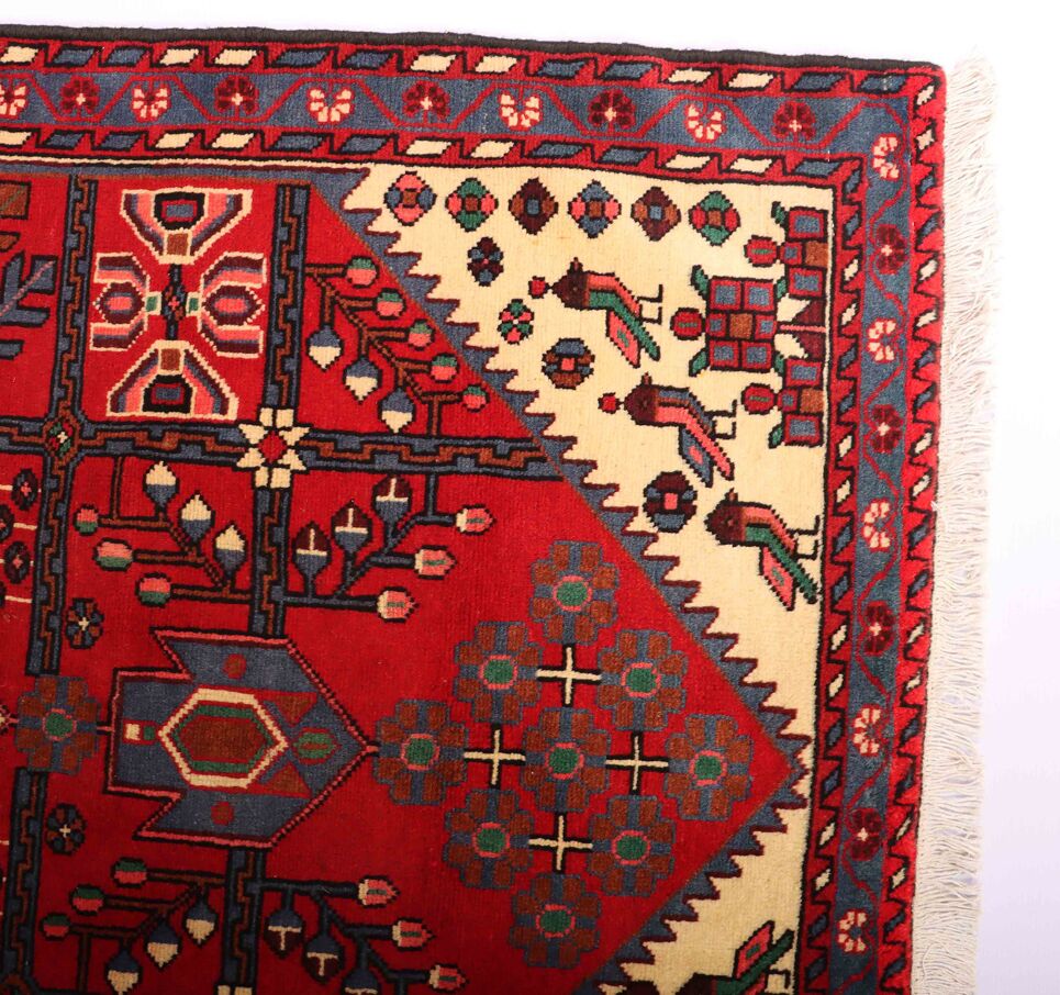 2x1.1M Tribal Persian Saveh Rug - Image 5
