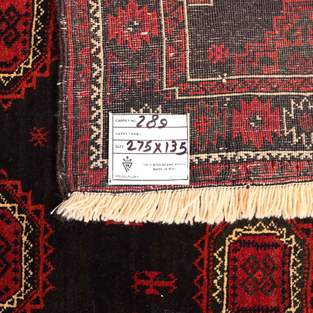 2.7x1.3M Balouchi Tribal Rug - Image 8