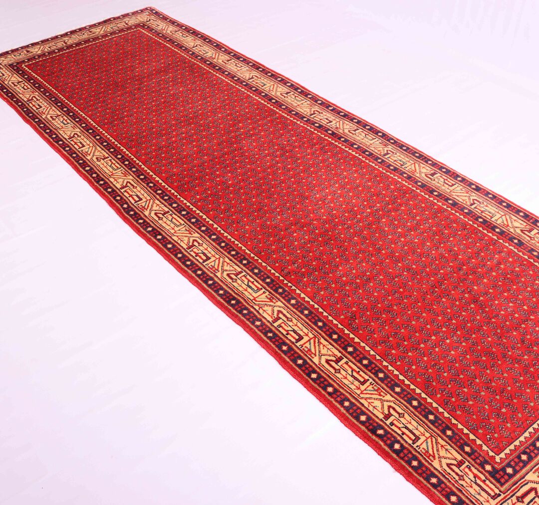 4M Sarough Paisley Boteh Mir Runner - Image 3
