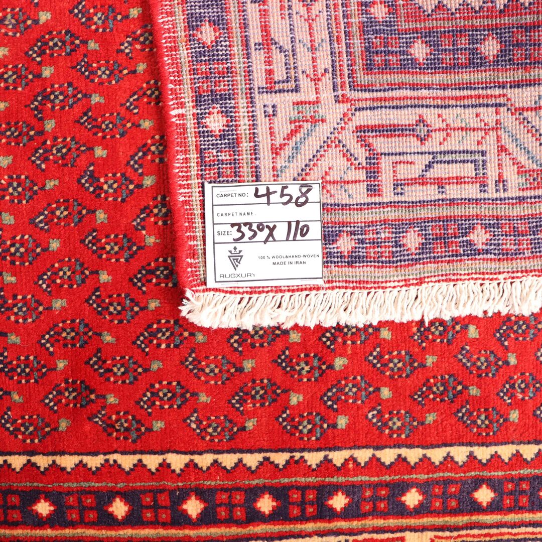 4M Sarough Paisley Boteh Mir Runner - Image 4