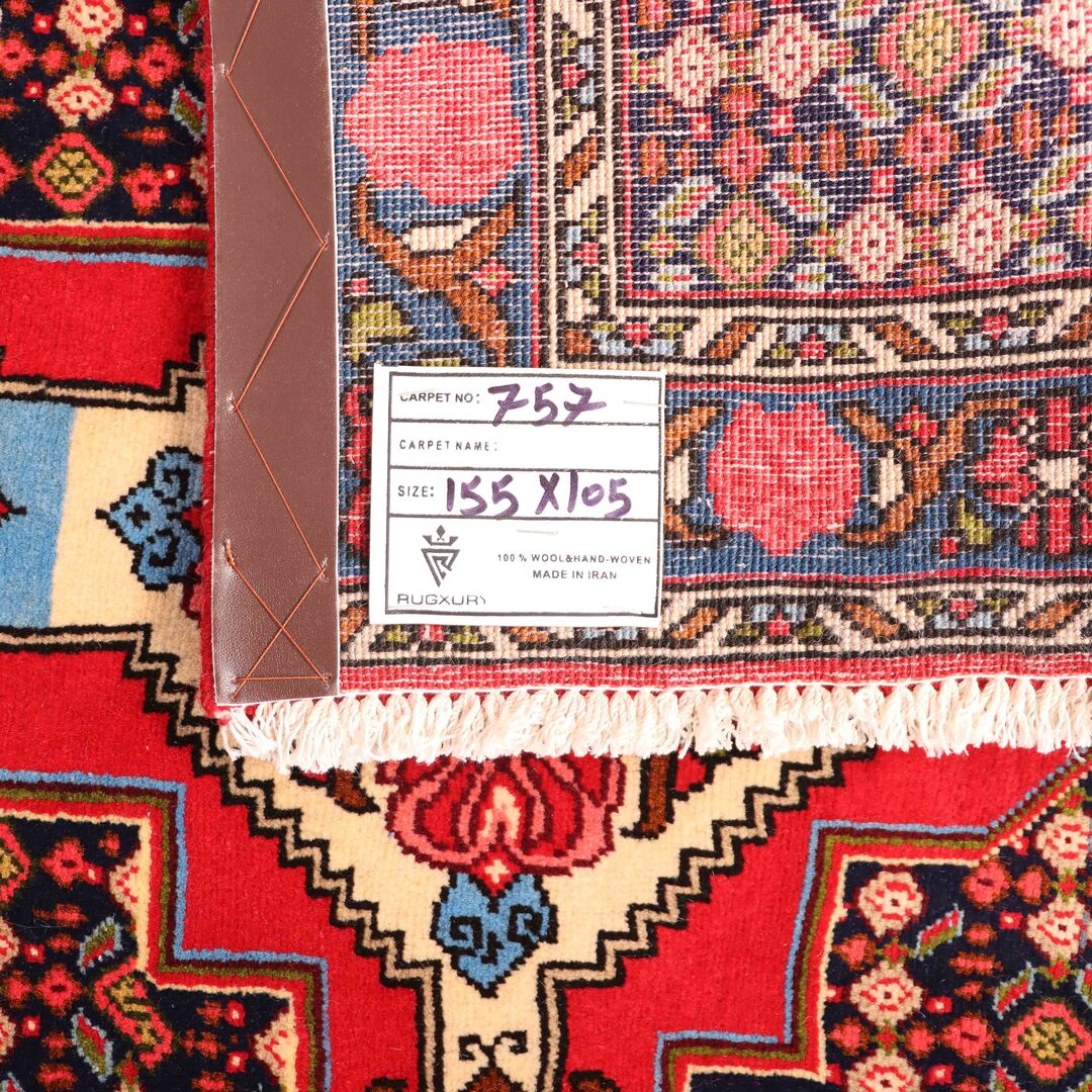 1.5X1M Kurdi Sanandaj Persian Rug - Image 6