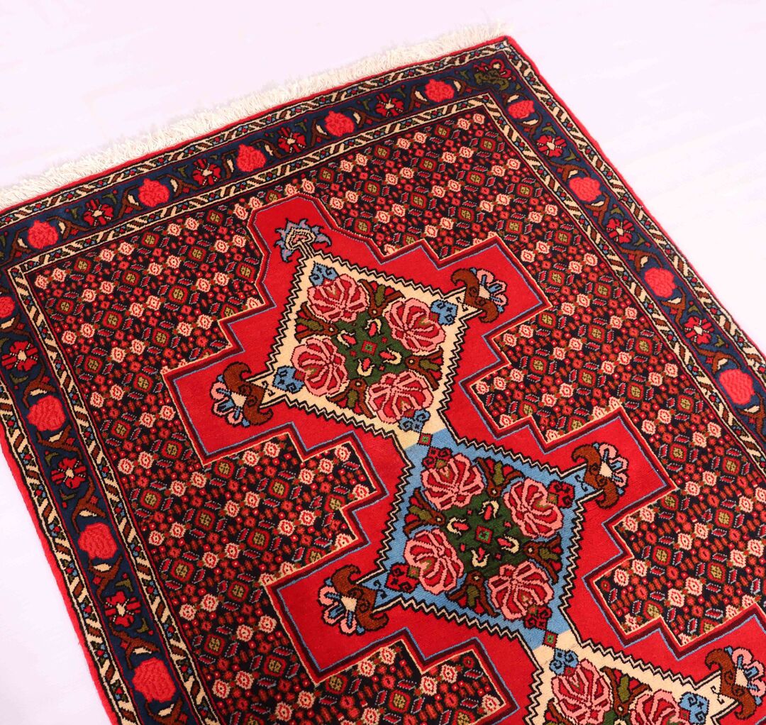 1.6X1M Kurdi Sanandaj Persian Rug - Image 5