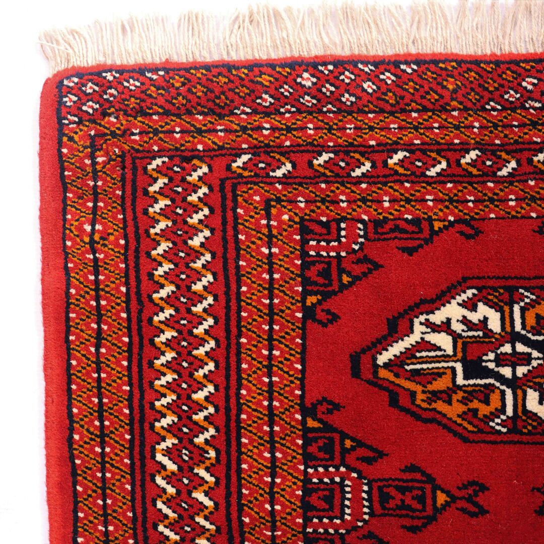 1.4x1M Antique Turkoman Persian Rug - Image 6