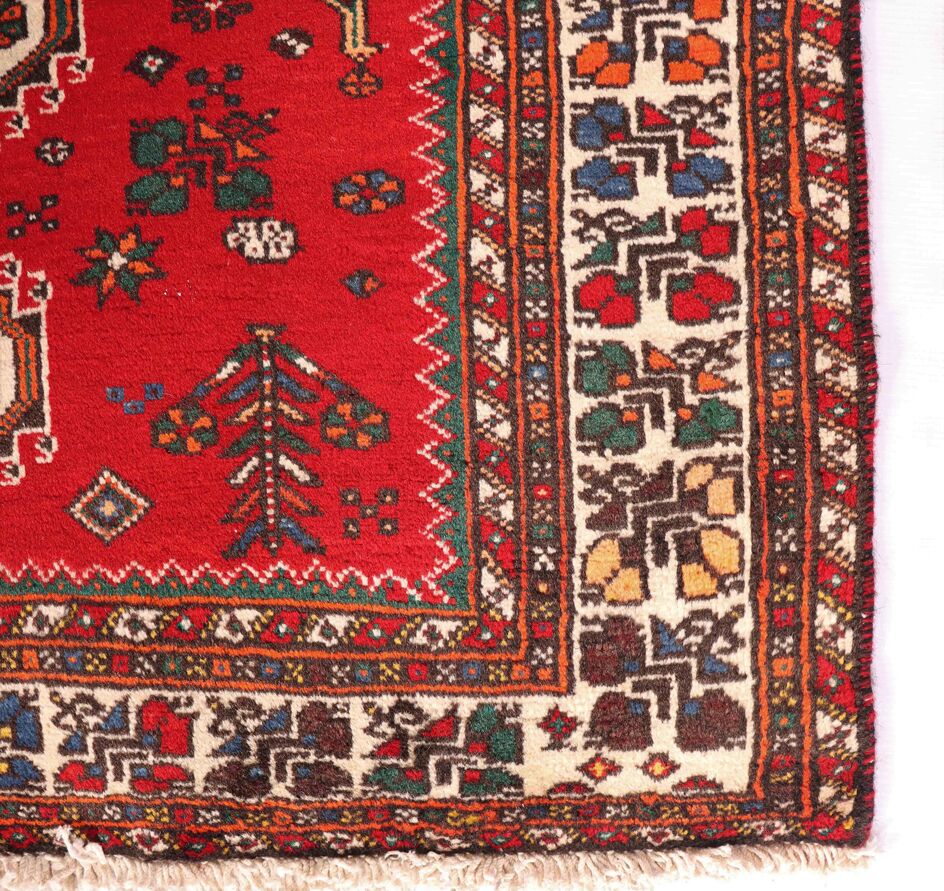 1.8x1M Vintage Persian Shiraz Rug - Image 6