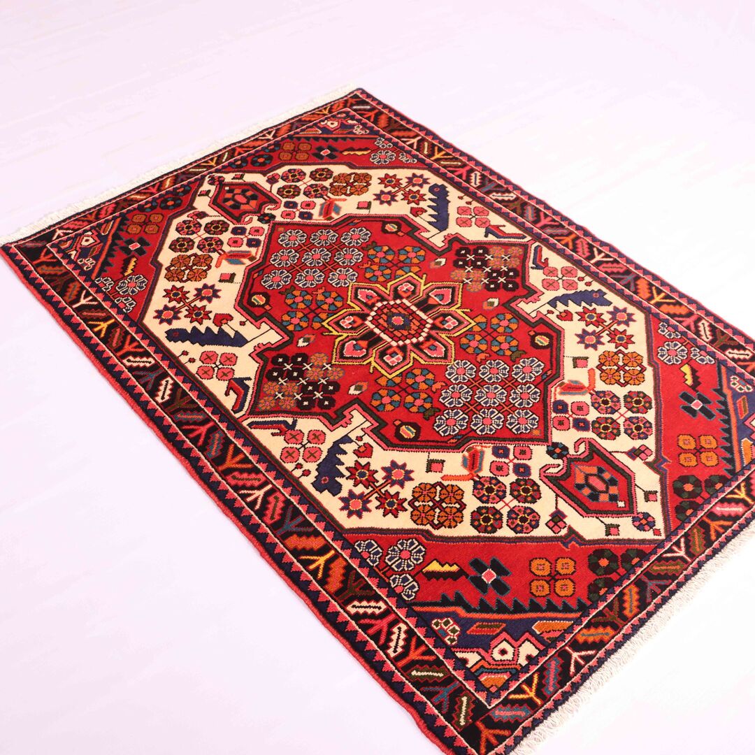 1.6x1.1M Tribal Persian Saveh Rug - Image 3