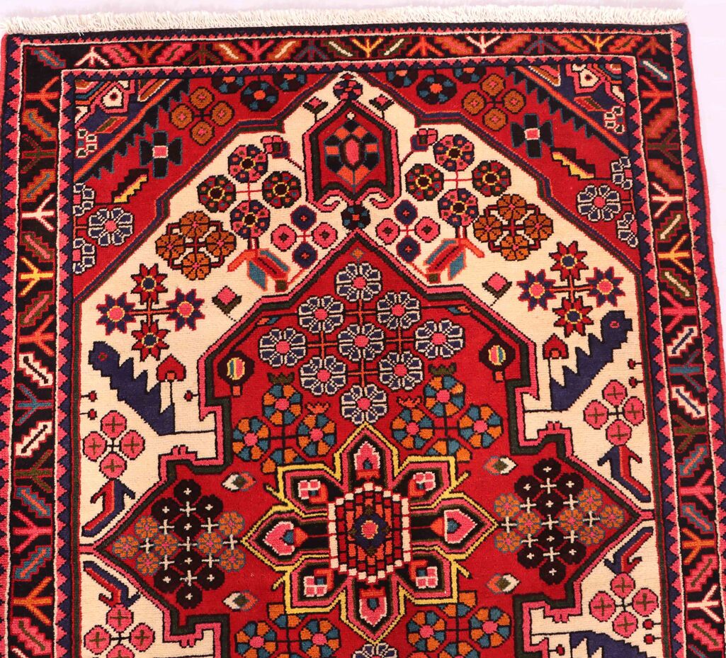 1.6x1.1M Tribal Persian Saveh Rug - Image 5