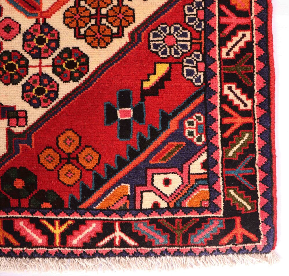 1.6x1.1M Tribal Persian Saveh Rug - Image 6