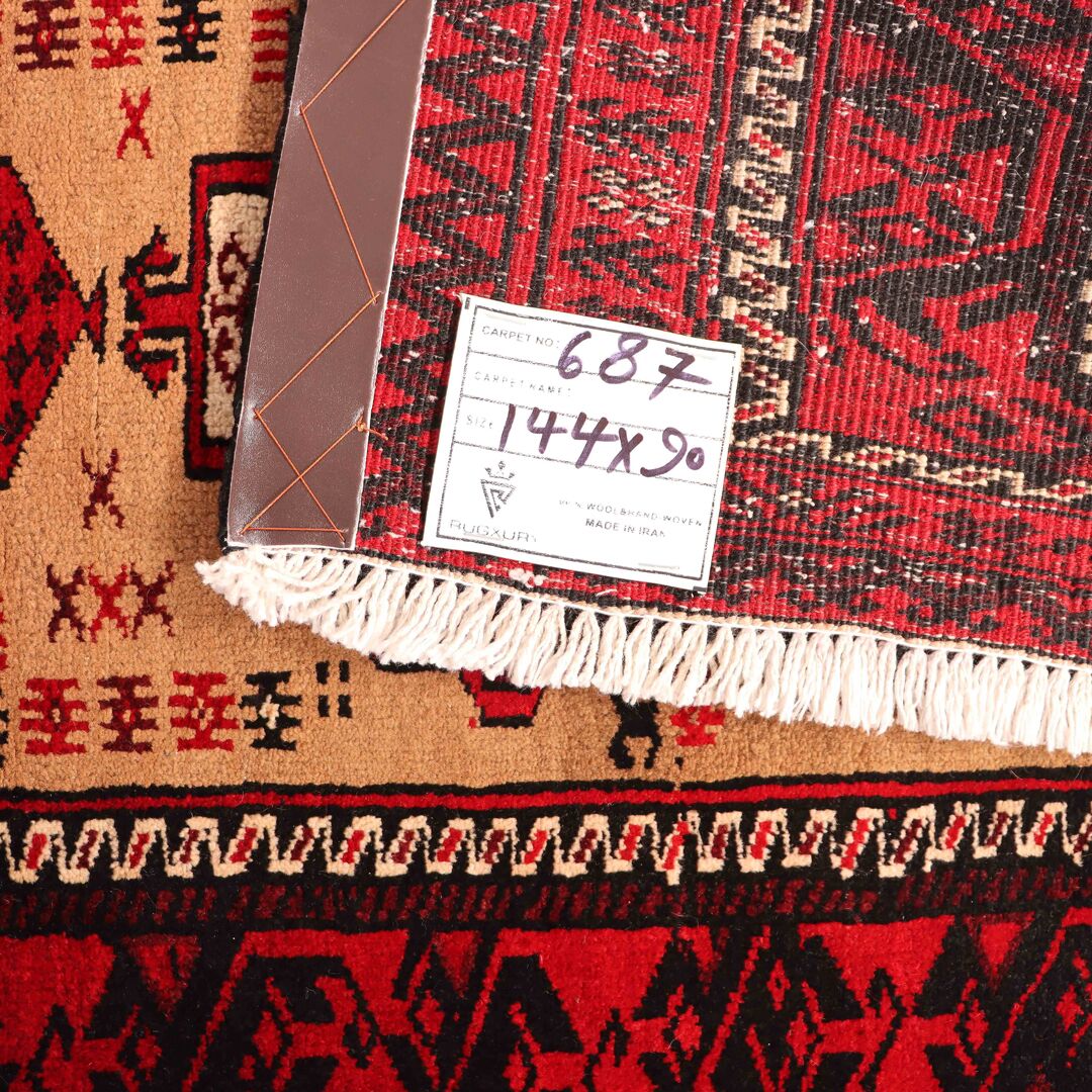 1.5x1M Balouchi Tribal Rug - Image 6