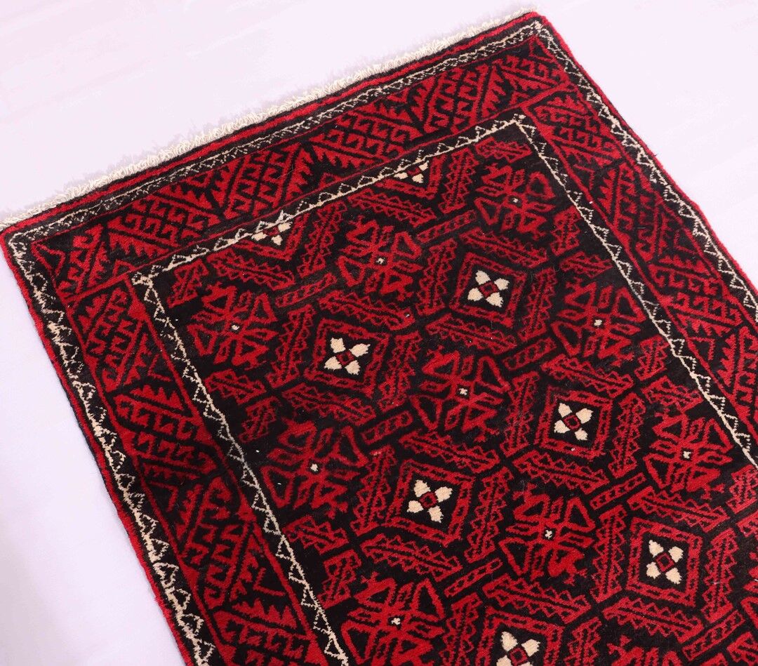 1.9x1M Balouchi Tribal Rug - Image 6