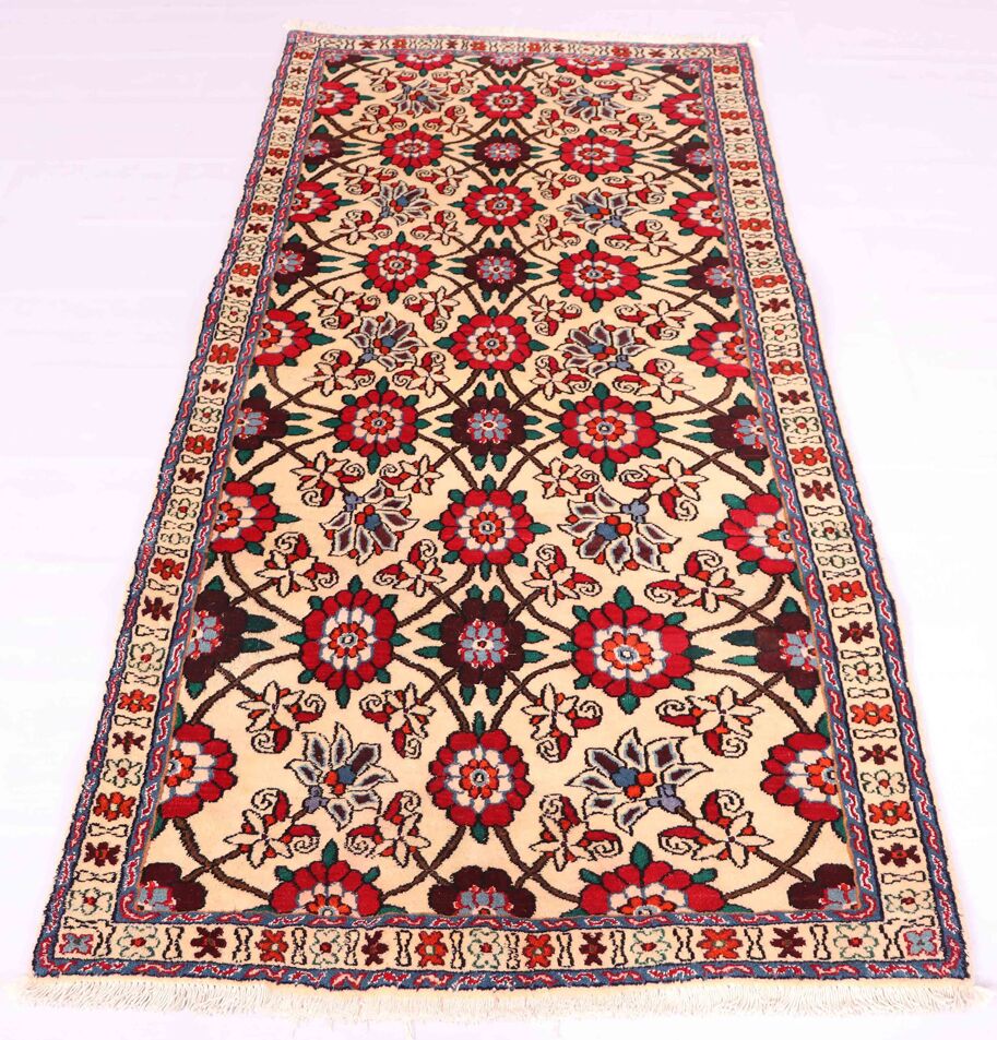 2m Floral Mashad Runner Rug - Image 2