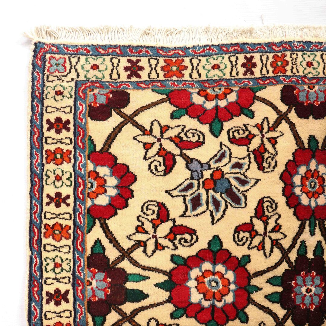 2m Floral Mashad Runner Rug - Image 8
