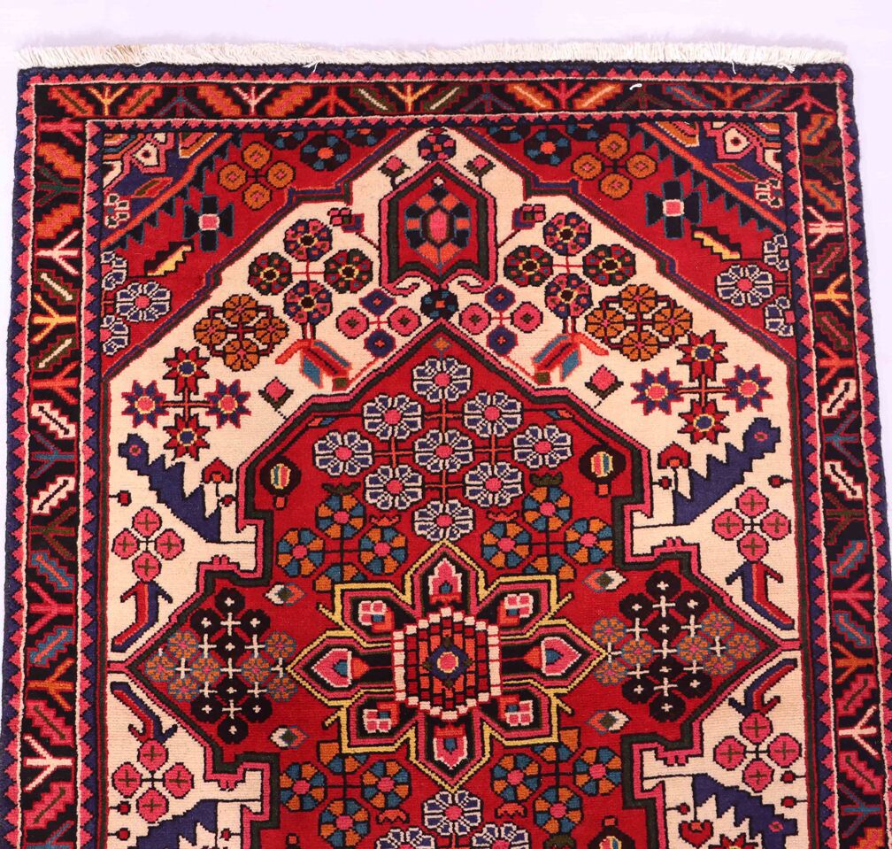 1.6x1.1M Tribal Persian Saveh Rug - Image 6