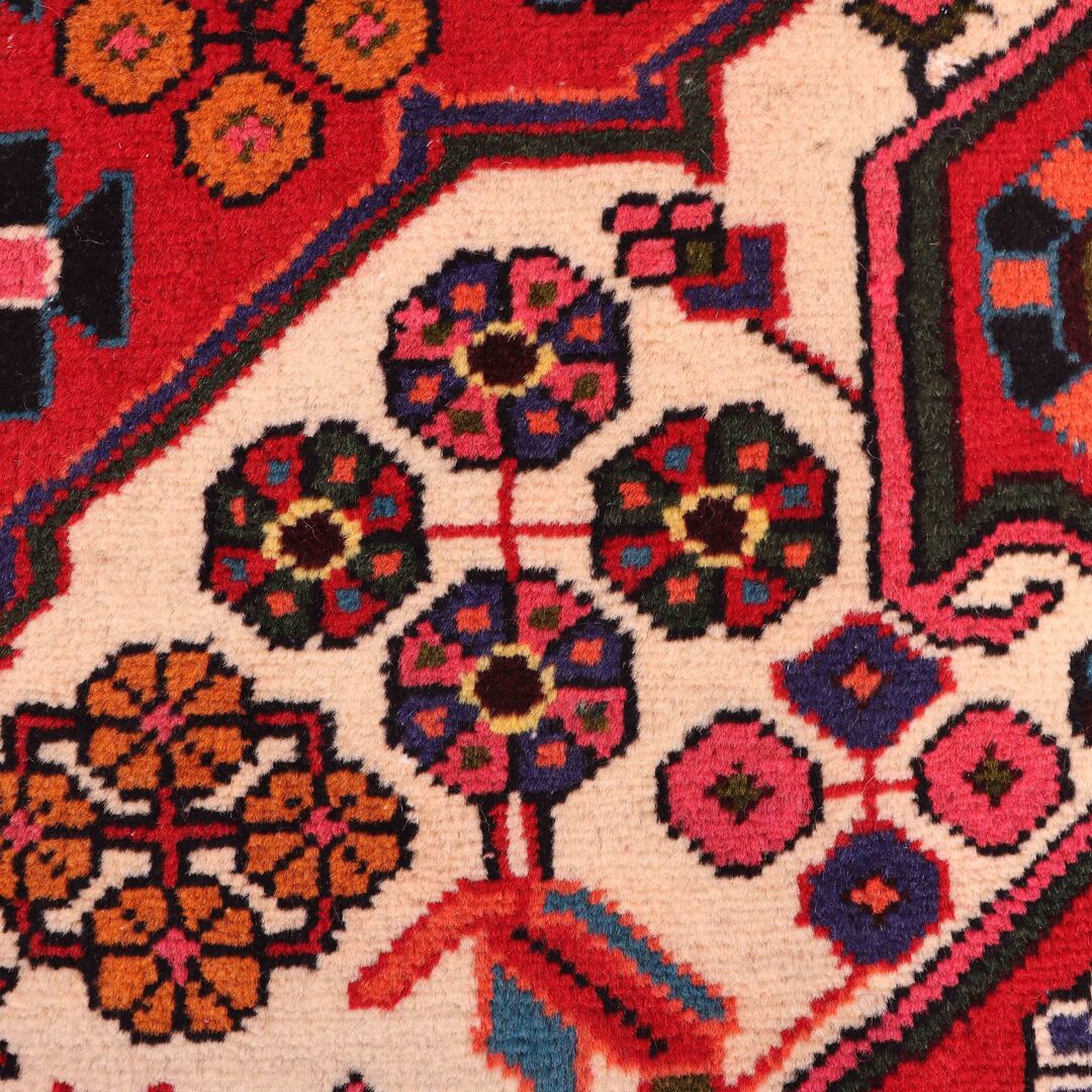 1.6x1.1M Tribal Persian Saveh Rug - Image 4