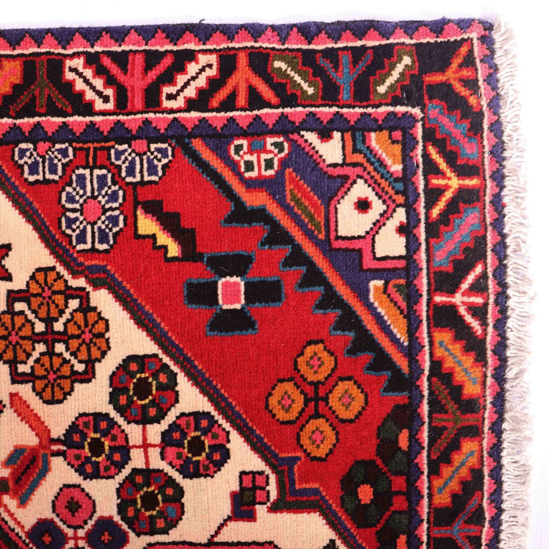 1.6x1.1M Tribal Persian Saveh Rug - Image 5