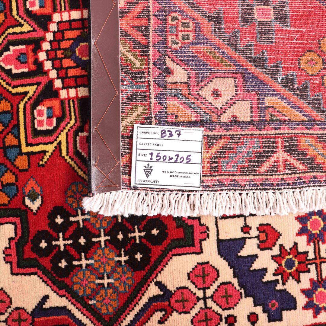 1.6x1.1M Tribal Persian Saveh Rug - Image 7