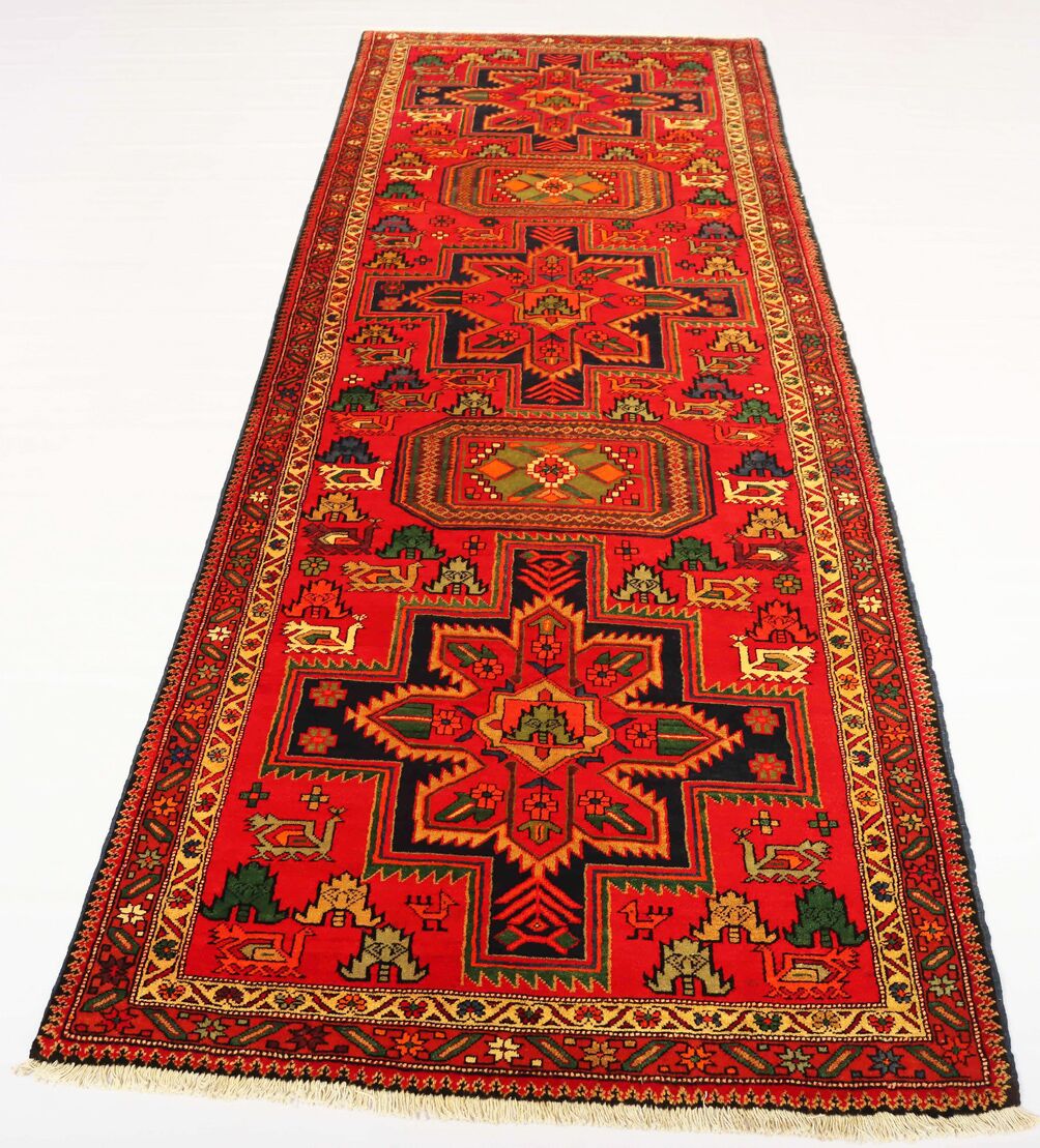 Antique 3.2M Gharedagh Persian Runner (80yrs) - Image 2