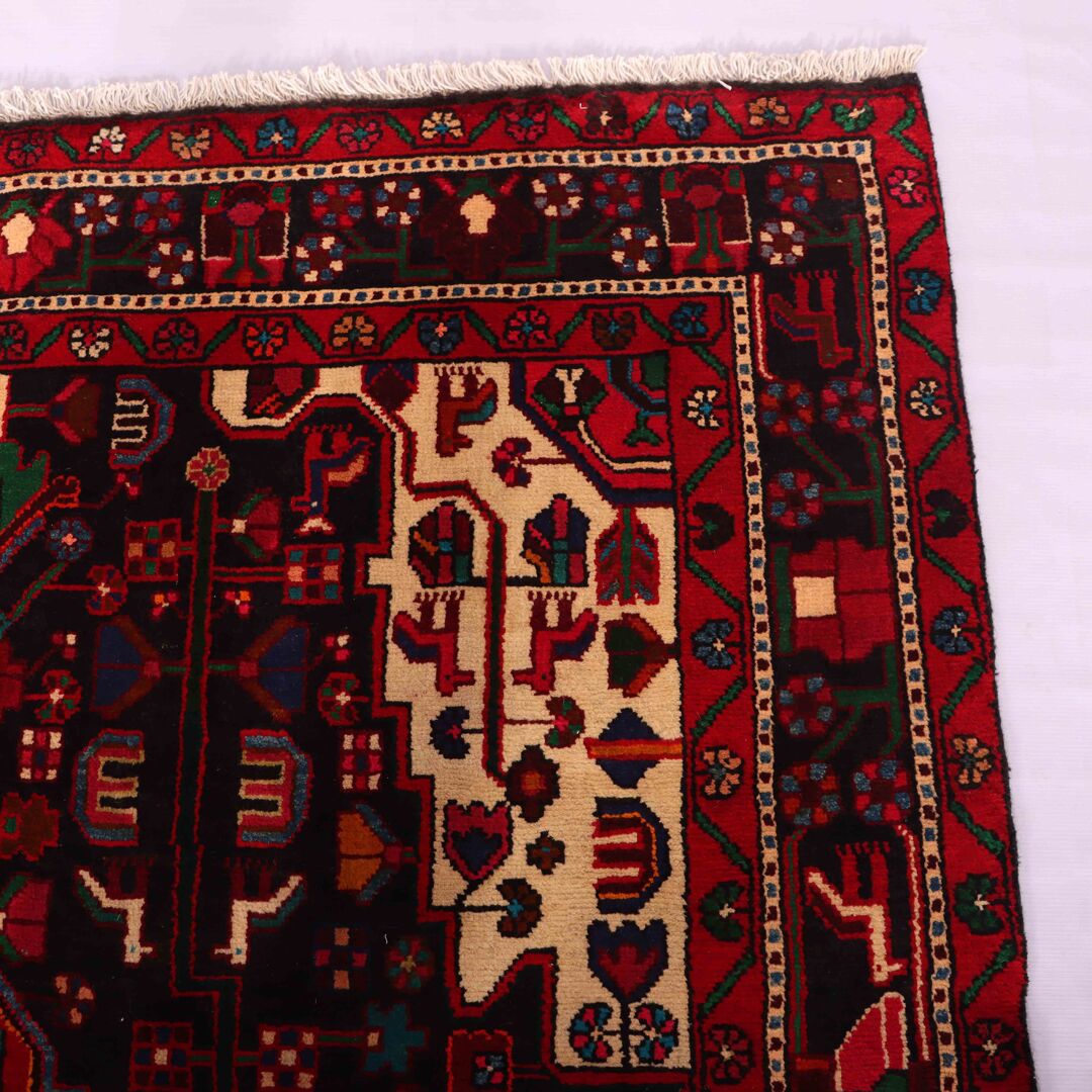 3.4x1.7M Tribal Nahavand Rug - Image 4