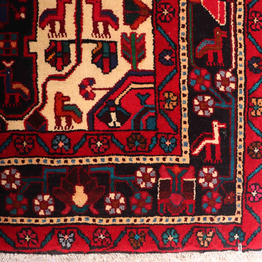 3.4x1.7M Tribal Nahavand Rug - Image 6