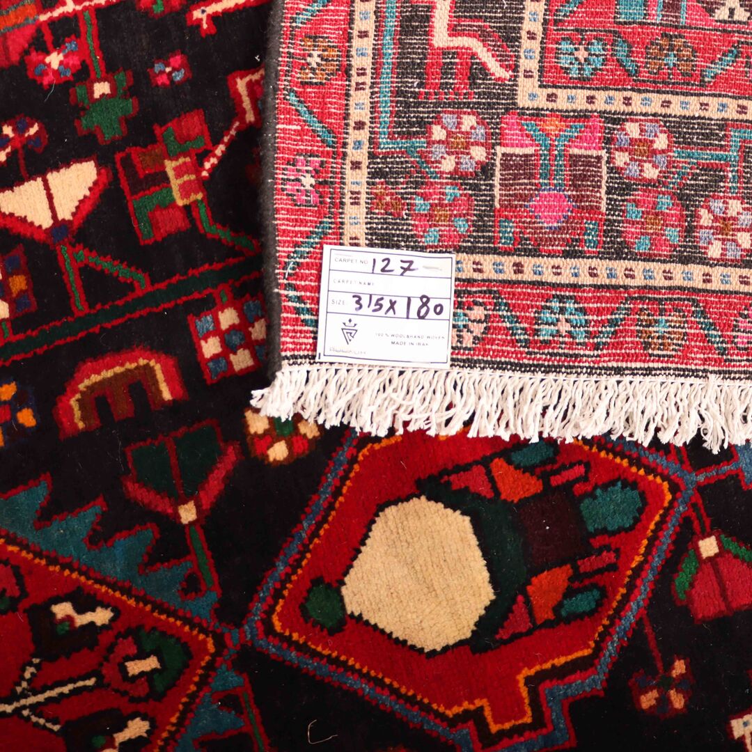 3.4x1.7M Tribal Nahavand Rug - Image 7