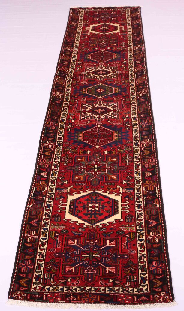 3.8M Long Handmade Persian Tribal Qarajeh Runner - Image 2
