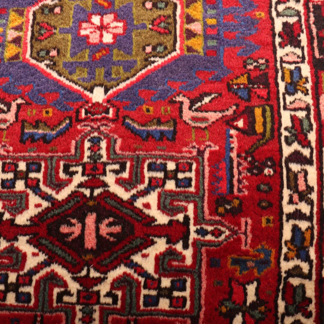 3.8M Long Handmade Persian Tribal Qarajeh Runner - Image 4