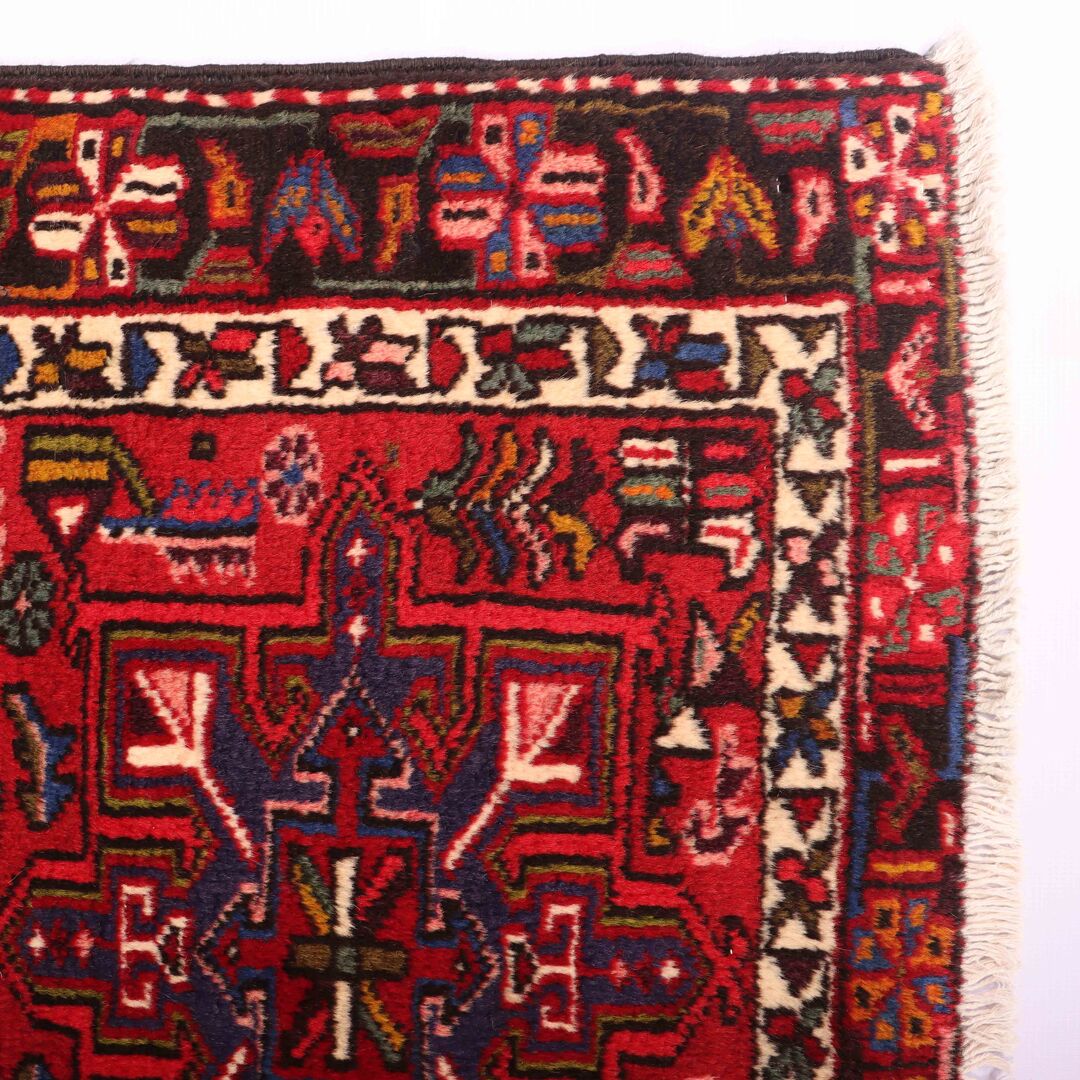 3.8M Long Handmade Persian Tribal Qarajeh Runner - Image 5