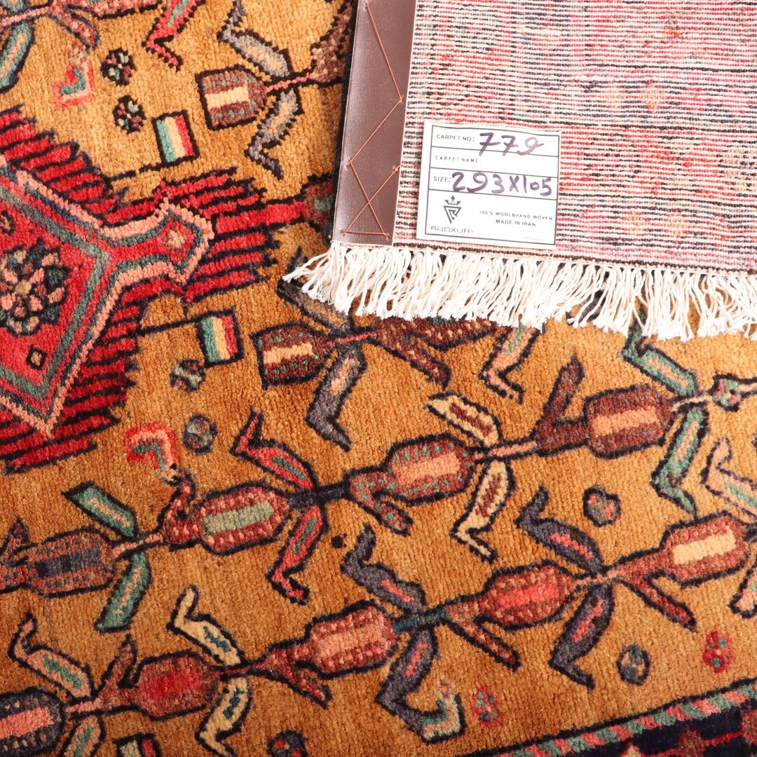 3m Old Hamedan Persian Runner (50yrs) - Image 6