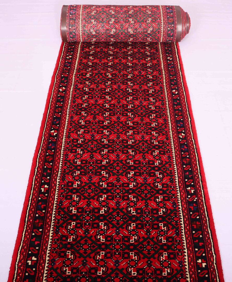 8M Hamedan Persian Runner (Hosseinabad) - Image 4