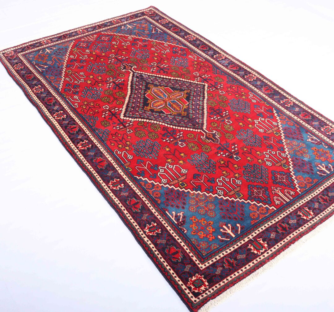 2.3x1.3M Vintage Persian Joshaghan Rug - Image 4