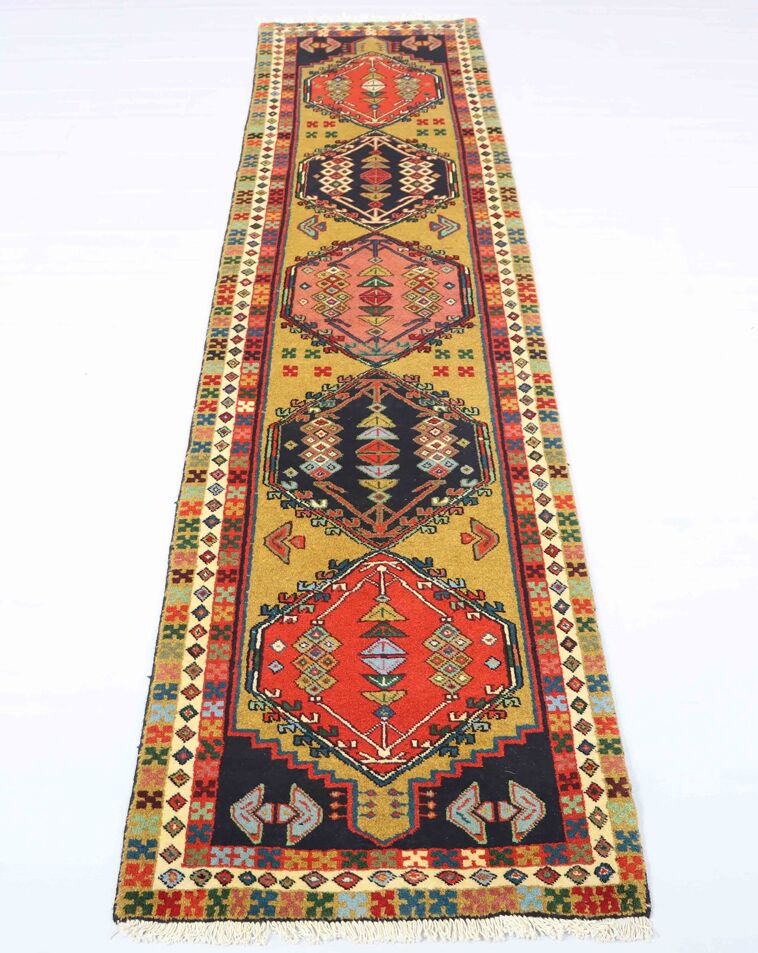 Antique 3M Gharedagh Persian Runner (70yrs) - Image 2