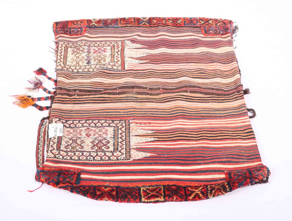 Antique Persian Balouchi Saddle Bag - Image 5