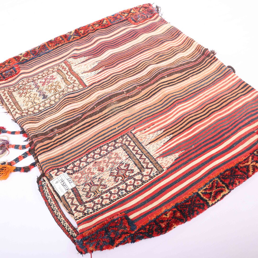Antique Persian Balouchi Saddle Bag - Image 6