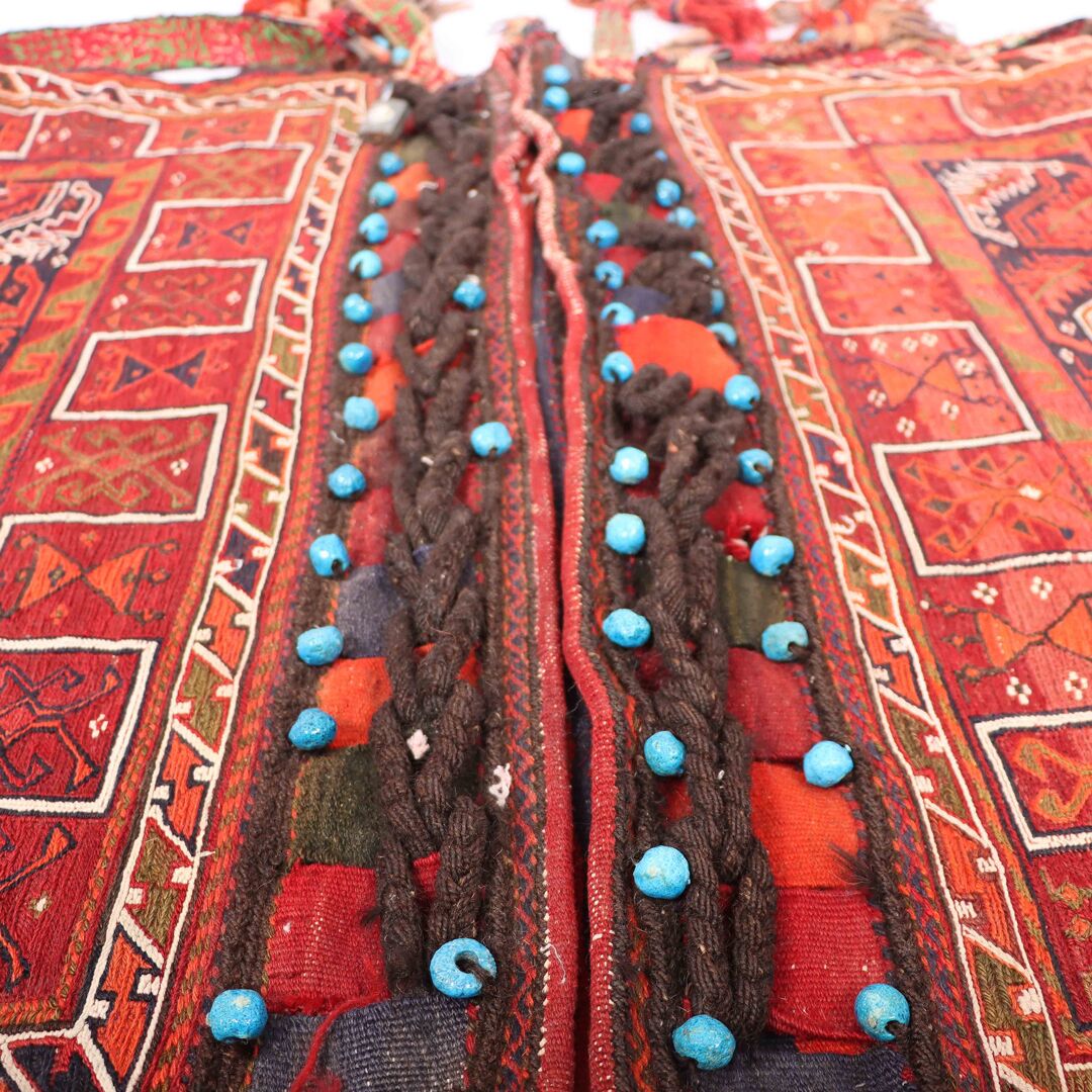 Antique Persian Balouchi Saddle Bag - Image 7