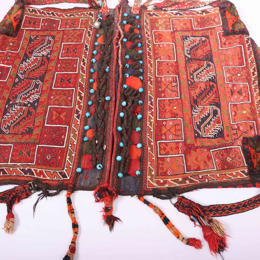 Antique Persian Balouchi Saddle Bag - Image 2