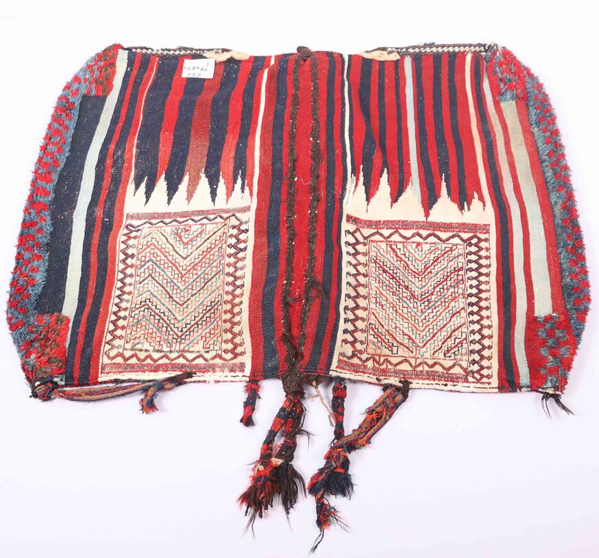 Antique Persian Balouchi Saddle Bag - Image 4