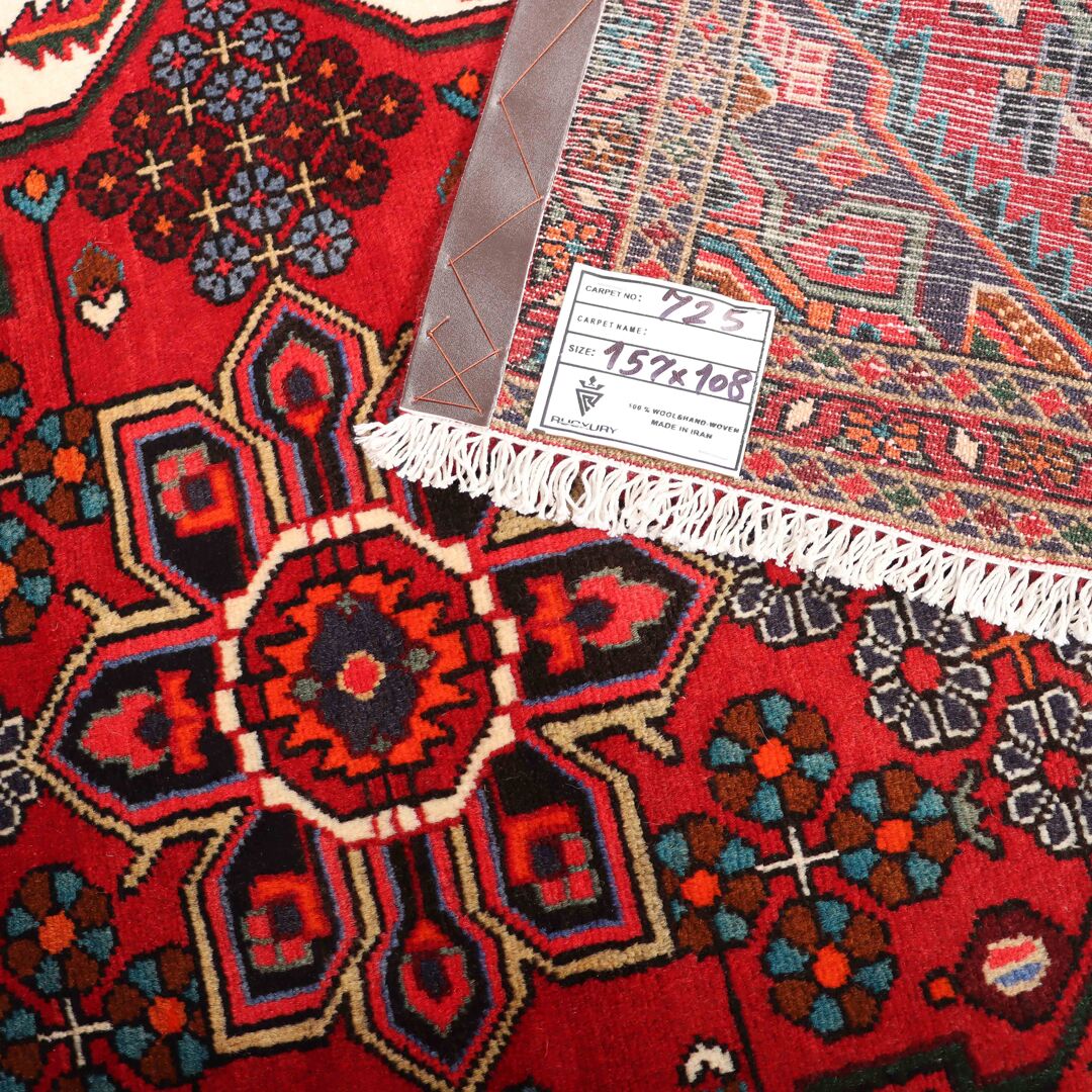 1.6x1.1M Tribal Persian Saveh Rug - Image 7
