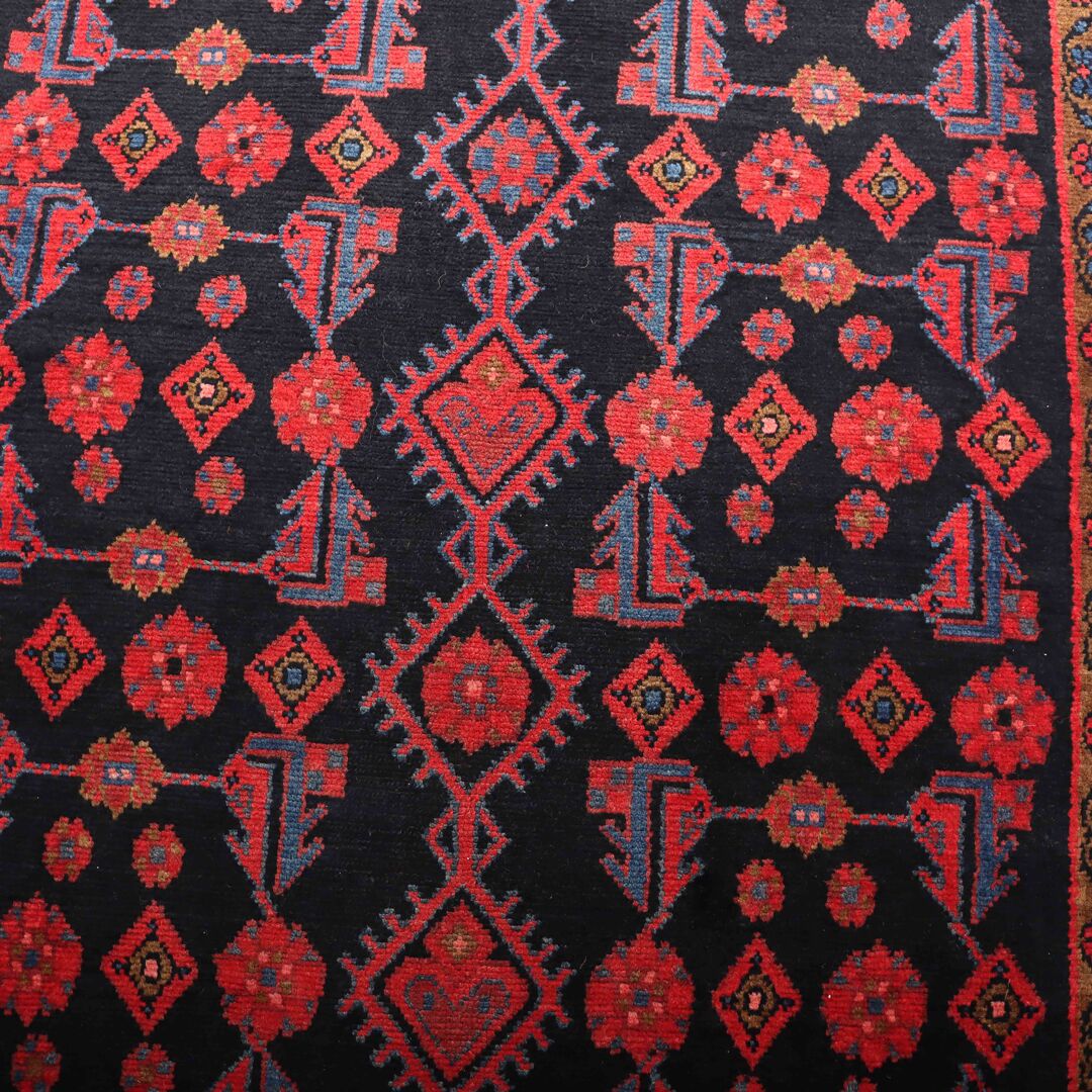 5M Long Hamedan Persian Runner - Image 5