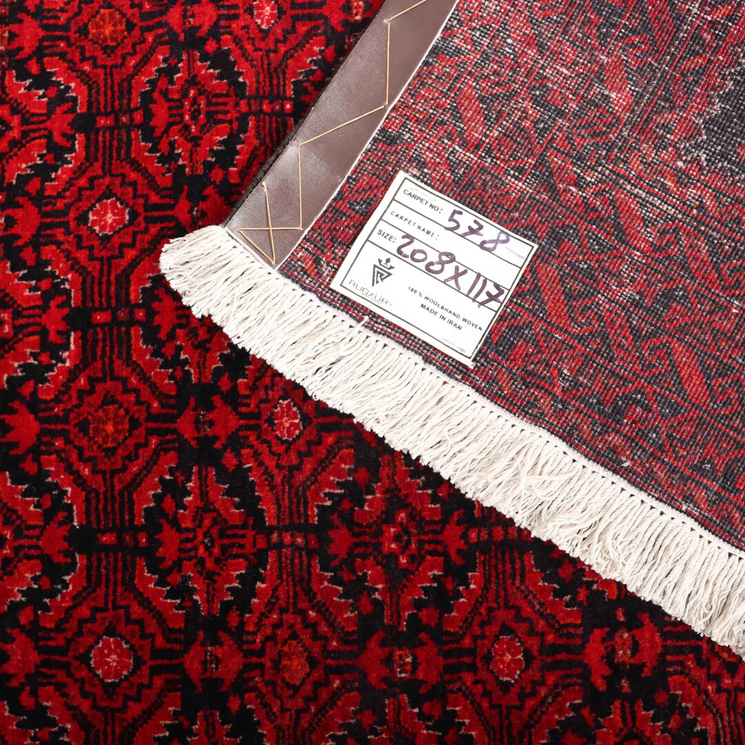 2.1x1.2 M Antique Balouchi Tribal Rug - Image 5